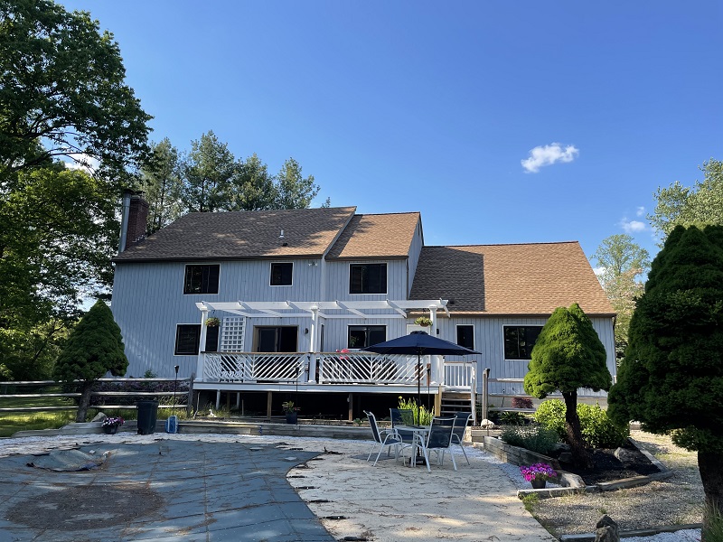 Completed the window replacement on the back of the house